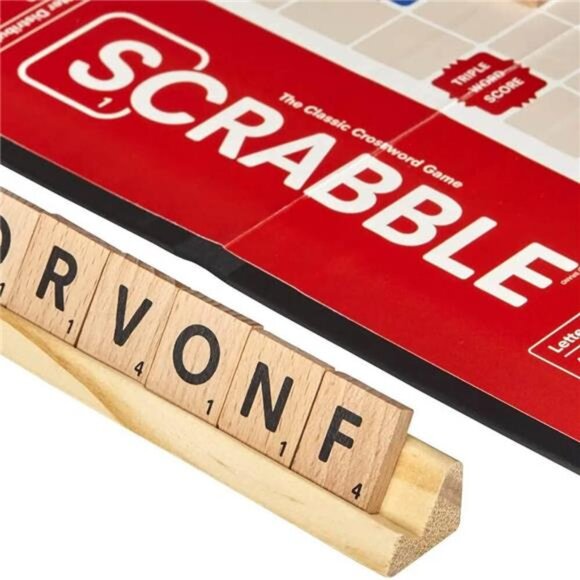 Gaming Scrabble Board Game,Word Game for Kids Ages 8 and Up,Fun Family Game - Picture 5 of 7